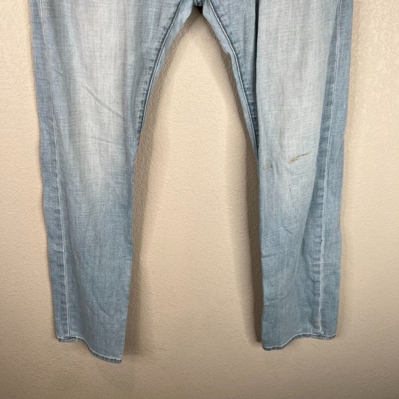 AJ Armani Men's High Rise Straight Leg Denim Jeans Blue Size 30/30 - Picture 4 of 16